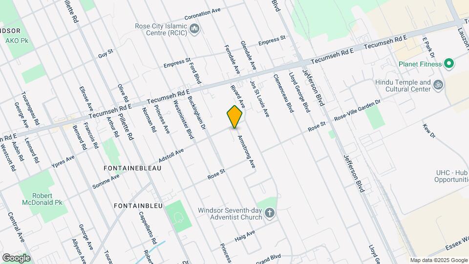 2517 Armstrong Ave Map and Location Details