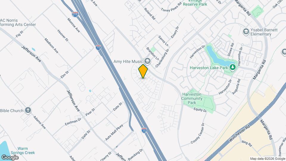 40430 Melrose Dr Map and Location Details