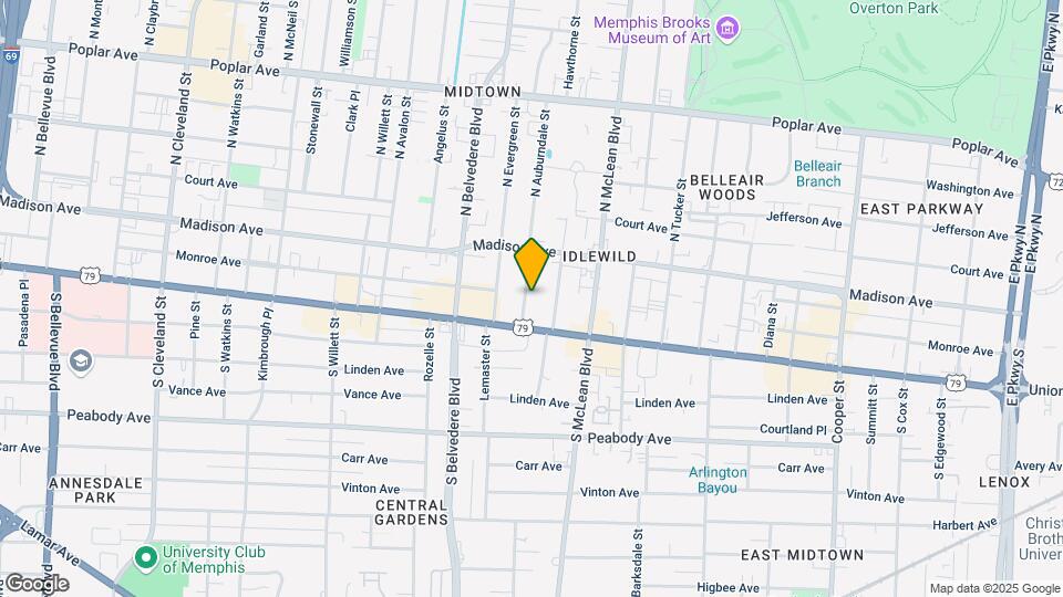 44 S Auburndale St, Unit Historic Carriage House Map and Location Details