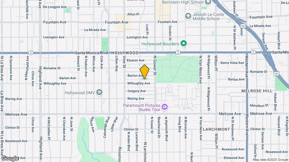 5843 Willoughby Avenue, Map and Location Details