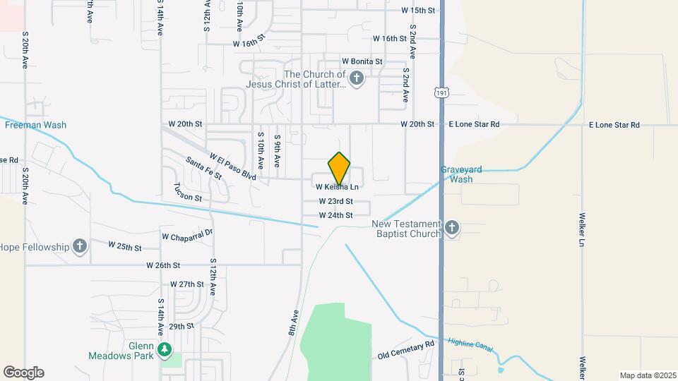 635 W Keisha Ln Map and Location Details