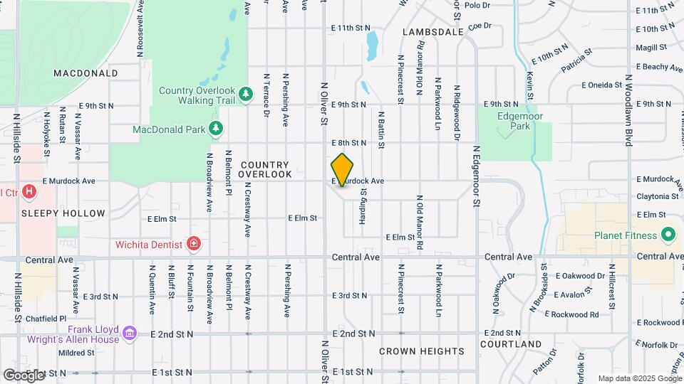 4824 E Pine St Map and Location Details