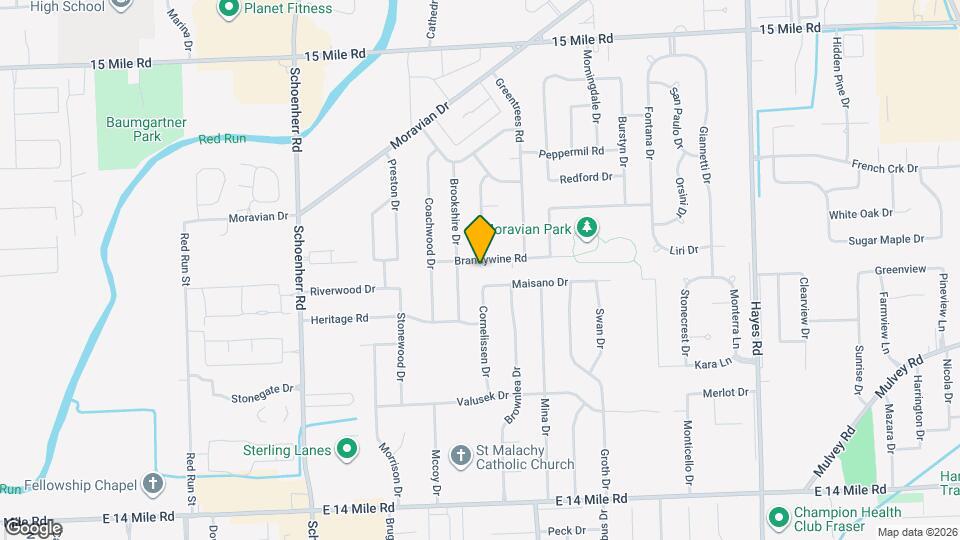 14240 Brandywine Rd Mapa y Detalles de la Ubicación