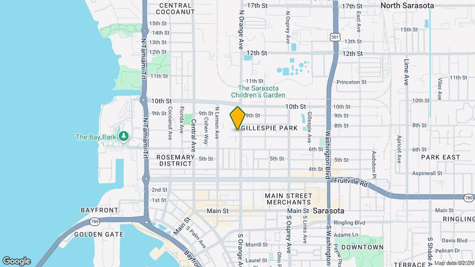 711 N Orange Ave Mapa y Detalles de la Ubicación