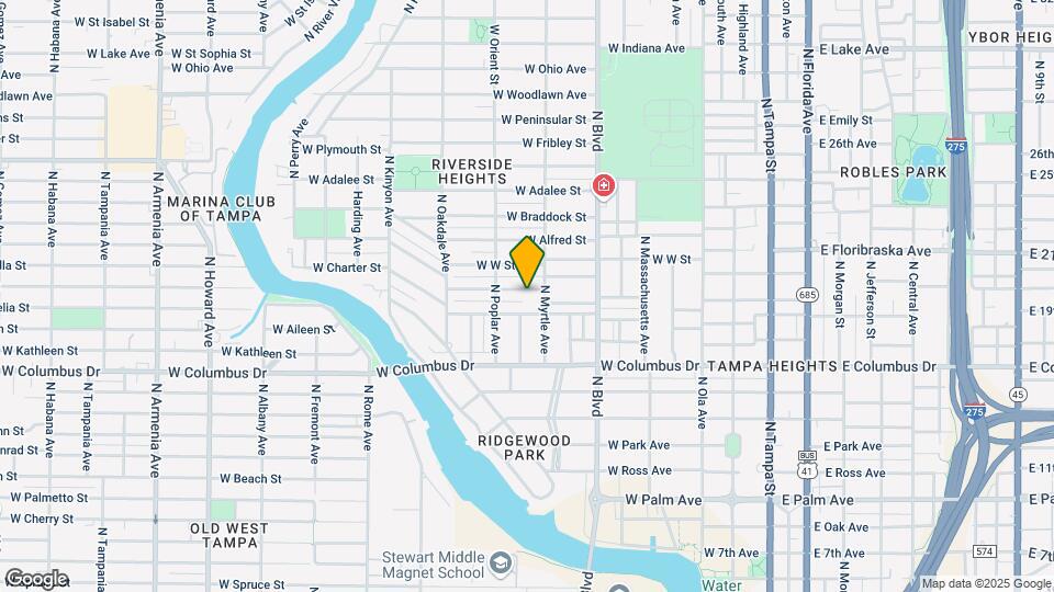 808 W Coral St Map and Location Details