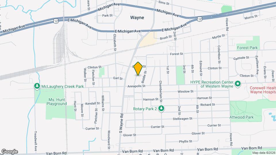 4453 Newberry St Mapa y Detalles de la Ubicación