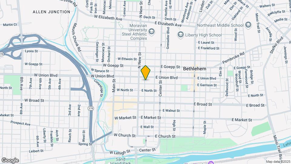 23 E Garrison St Map and Location Details