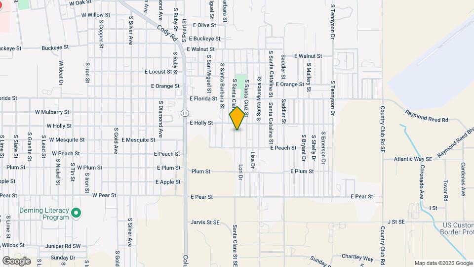 1711 S Santa Clara St Map and Location Details