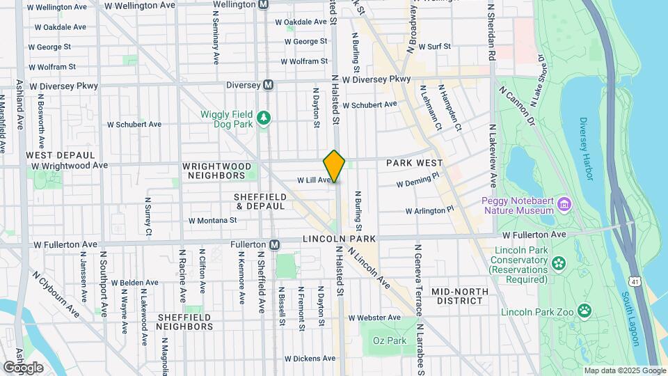 2500 N Halsted St Map and Location Details