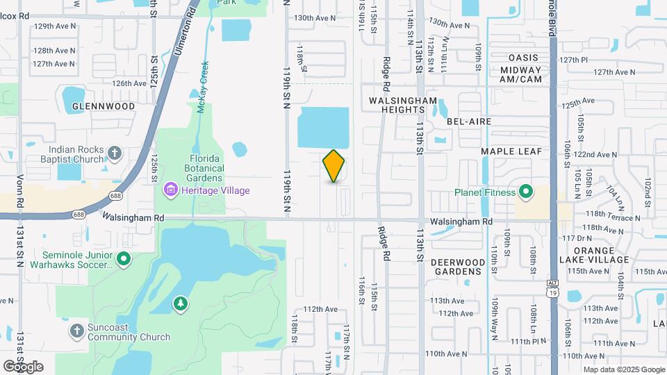 11988 117th St N Map and Location Details