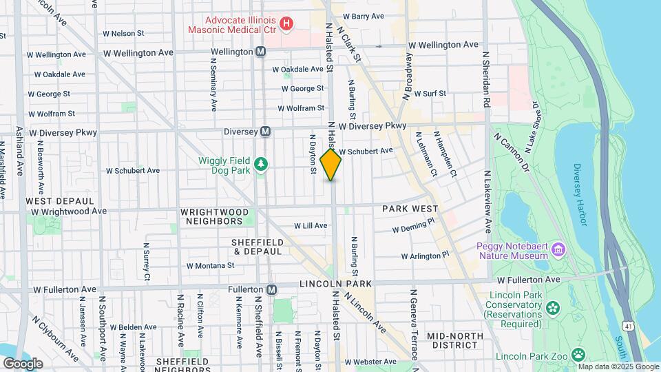 2628 N Halsted St Map and Location Details