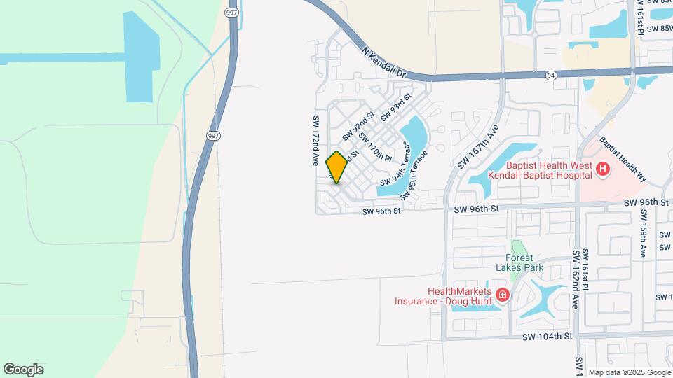 9400 SW 171st Ct, Unit 4C Map and Location Details