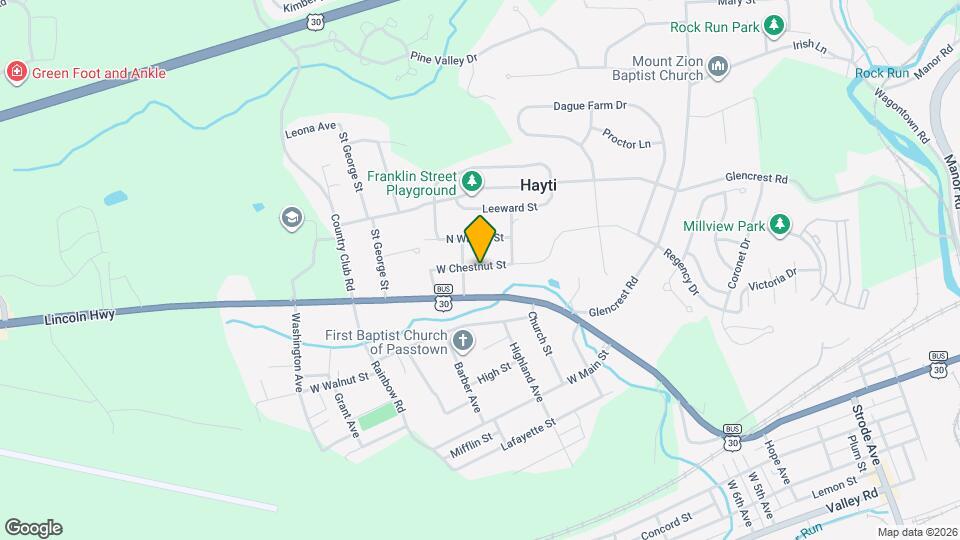 950 W Chestnut St Map and Location Details