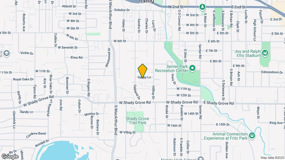 704 Sunny Ln Map and Location Details