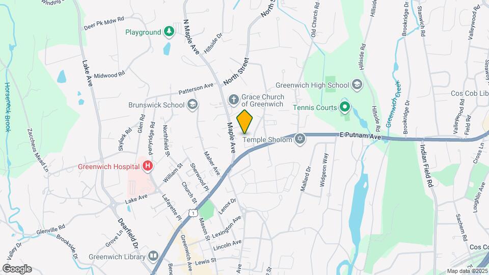 181 E Putnam Ave Map and Location Details