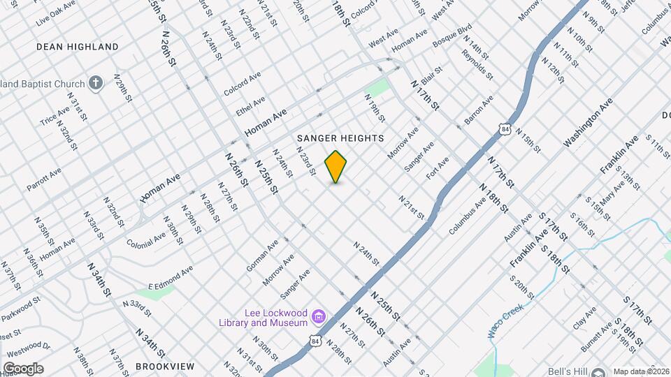 2220 Gorman Ave Mapa y Detalles de la Ubicación