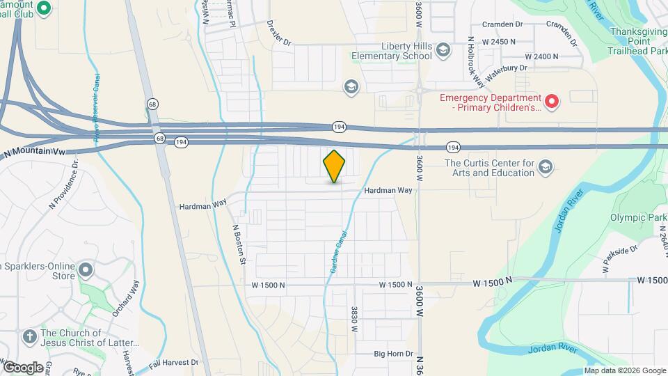 3904 Hardman Way Map and Location Details