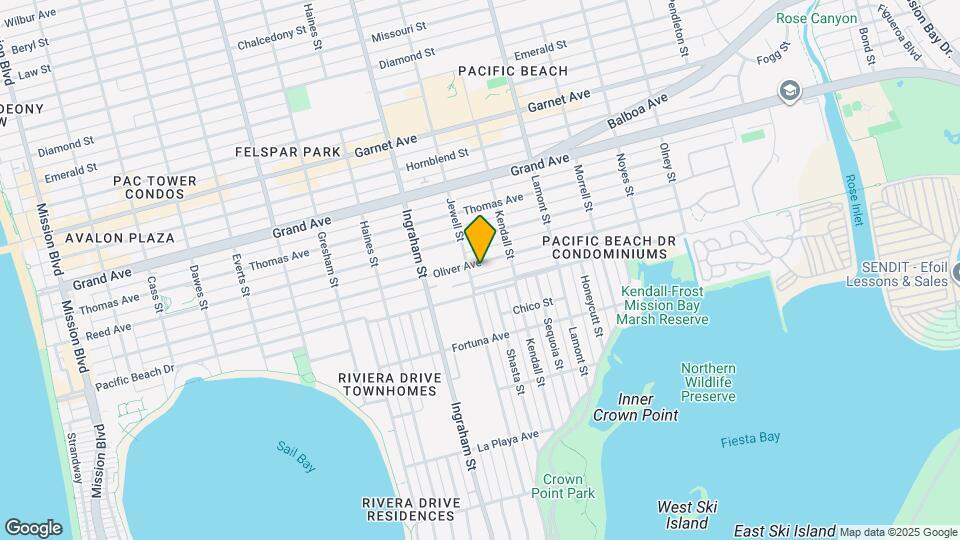 1719 Oliver Ave Map and Location Details