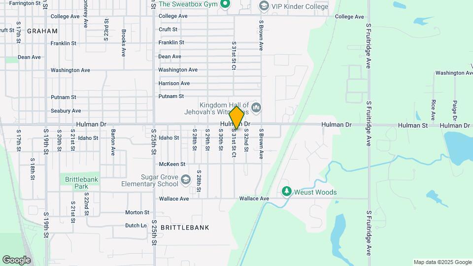 1730 S 31st St Ct Map and Location Details