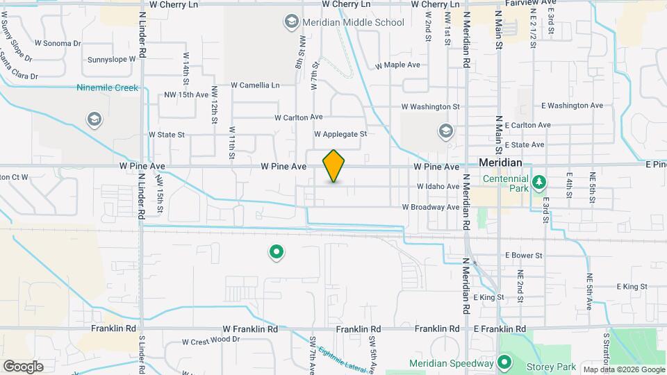 633 W Idaho Ave Map and Location Details