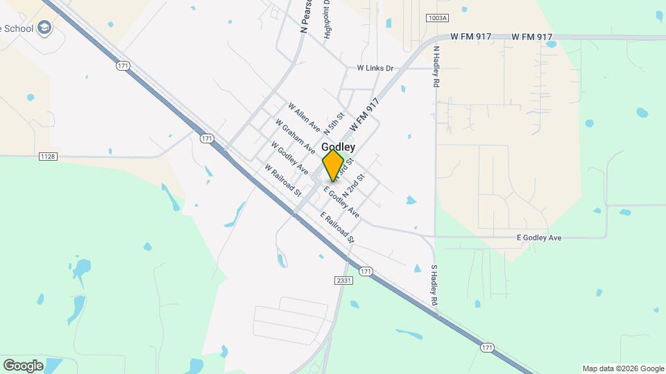 201 E Godley Ave Map and Location Details