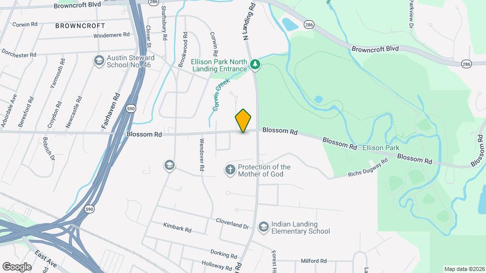 1721 Blossom Rd Map and Location Details