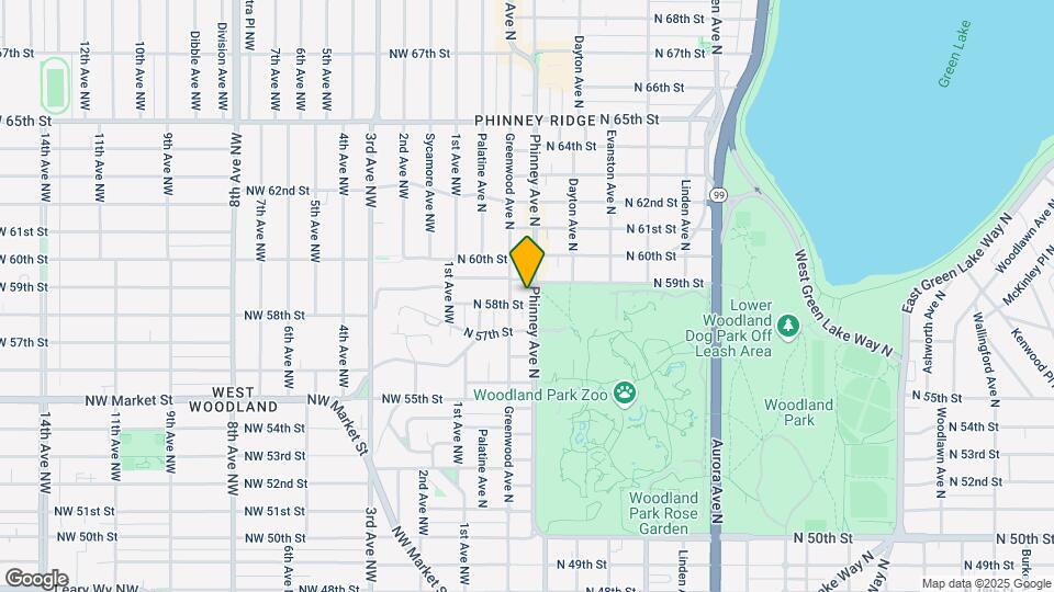 5801 Phinney Ave N Mapa y Detalles de la Ubicación