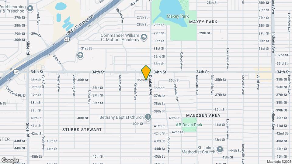 4407 35th St Map and Location Details