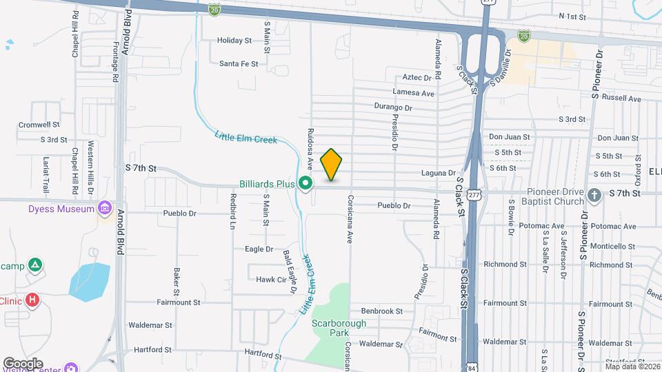 5450 S 7th St Map and Location Details