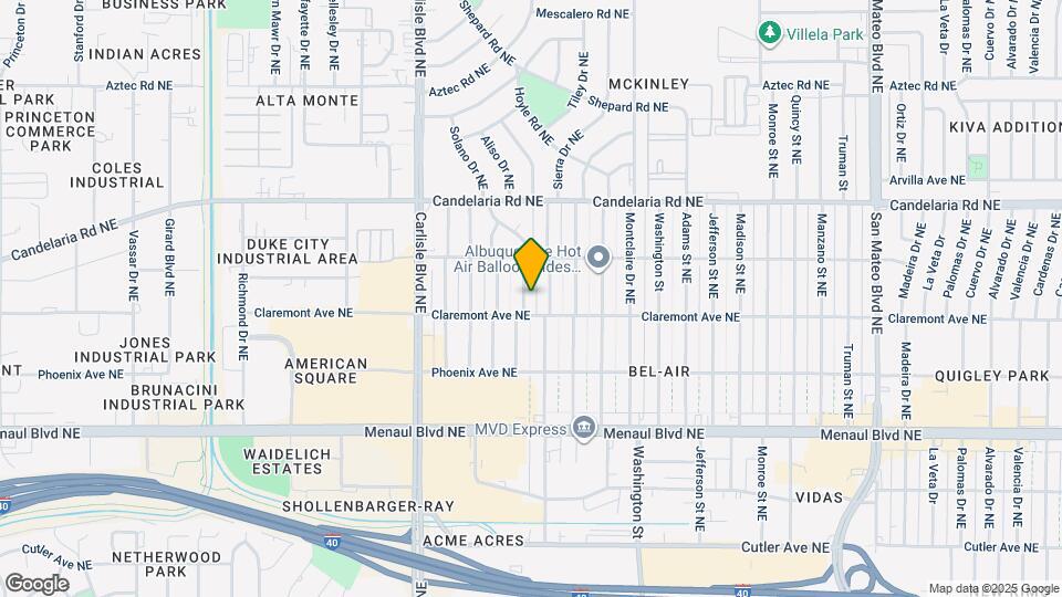 2814 Bel Air Dr NE Map and Location Details