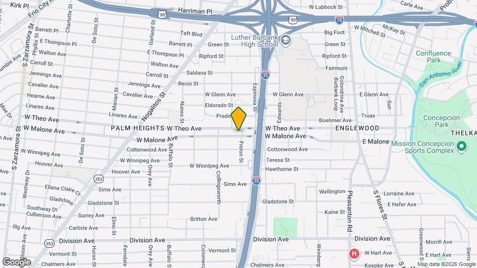 707 W Malone Ave Mapa y Detalles de la Ubicación