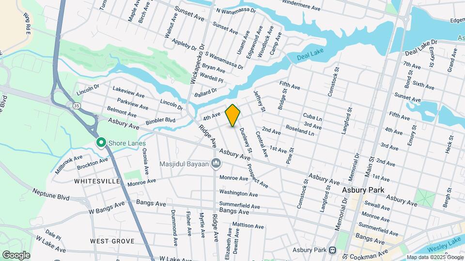 822 Prospect Ave Map and Location Details