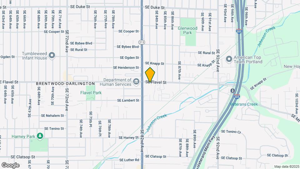8300 SE Flavel St-Unit -102 Map and Location Details