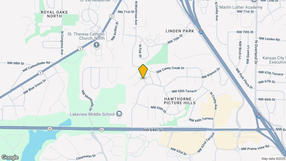 6708 N Fisk Ave Mapa y Detalles de la Ubicación