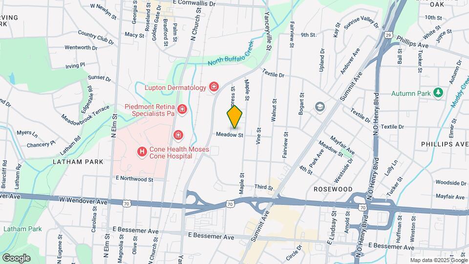 1300 Cypress St Map and Location Details