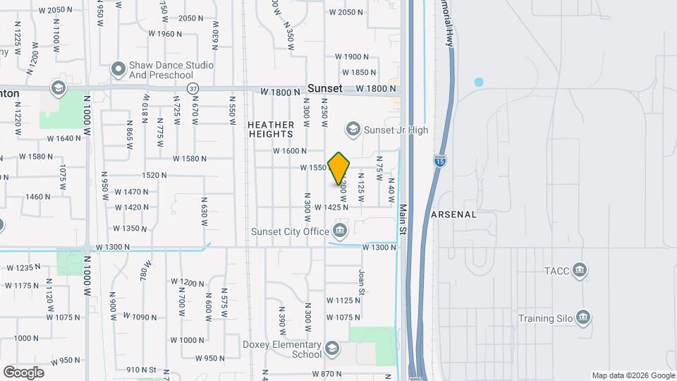 1473 N 200 W Map and Location Details