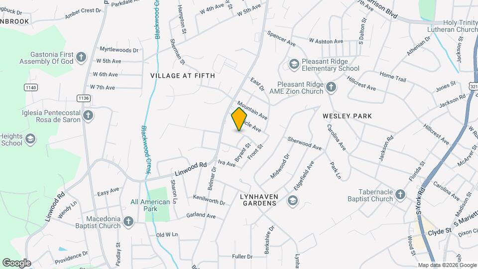 1309 Sunshine Ave Map and Location Details