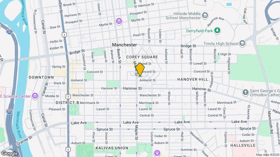336 Amherst St Map and Location Details