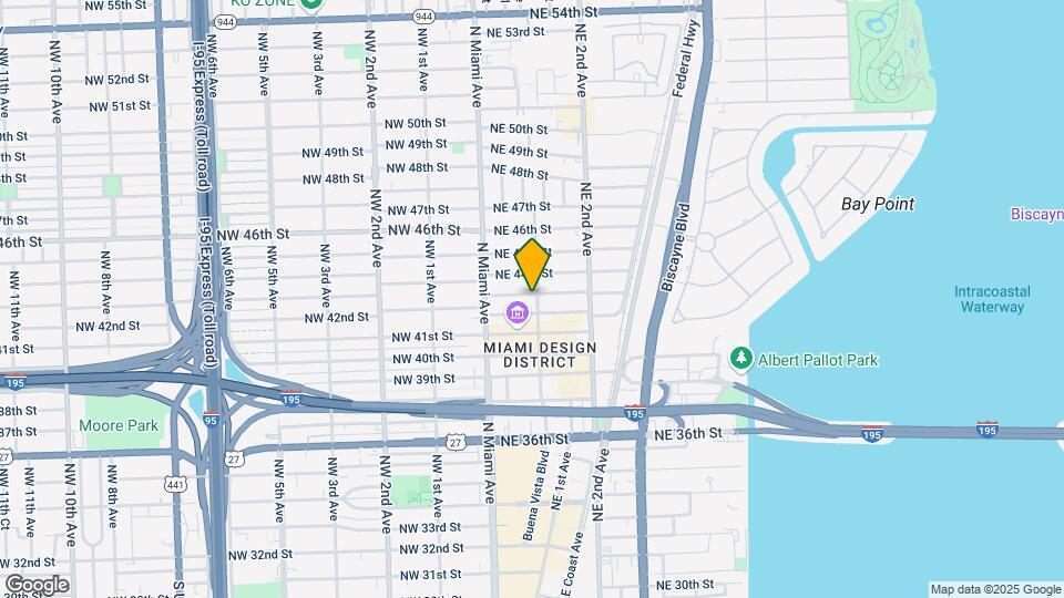 4222 NE 1st Ave Map and Location Details