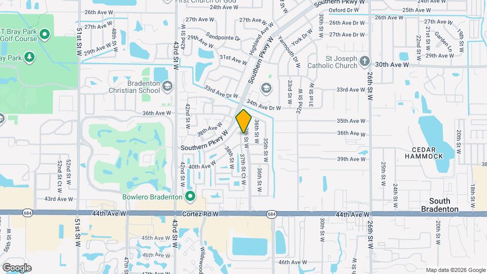 3945 37th St Ct W Mapa y Detalles de la Ubicación