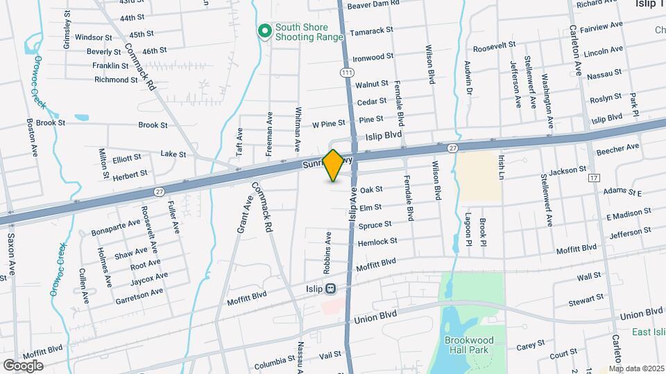 7 W Oak St Map and Location Details