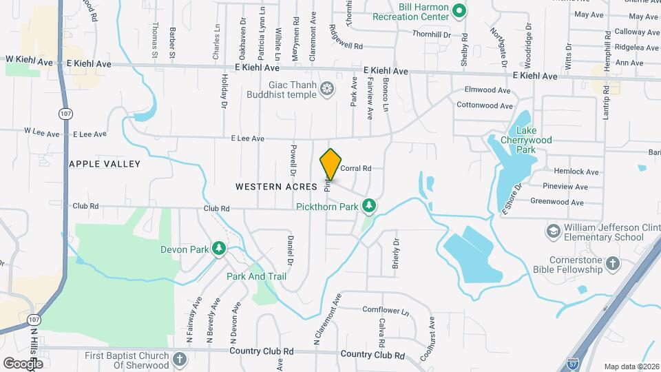 7818 Pinto Trail Map and Location Details