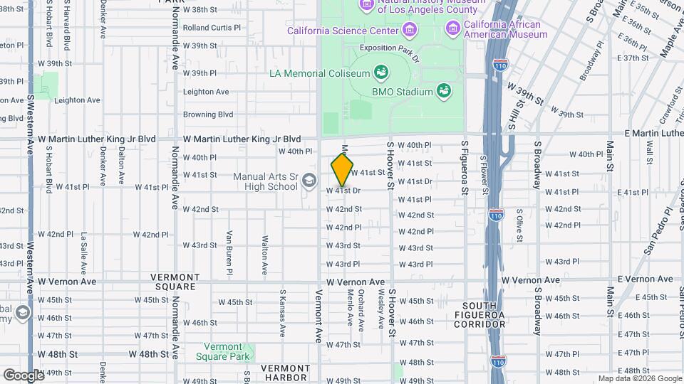 902 W 41st Dr Map and Location Details