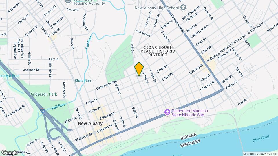 608 E 8th St Mapa y Detalles de la Ubicación