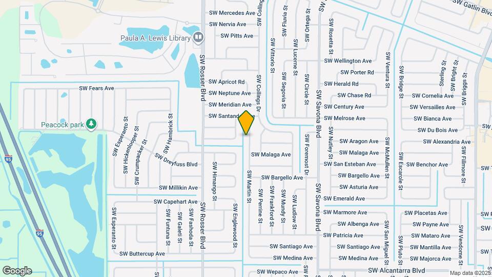 3150 SW Martin St Map and Location Details