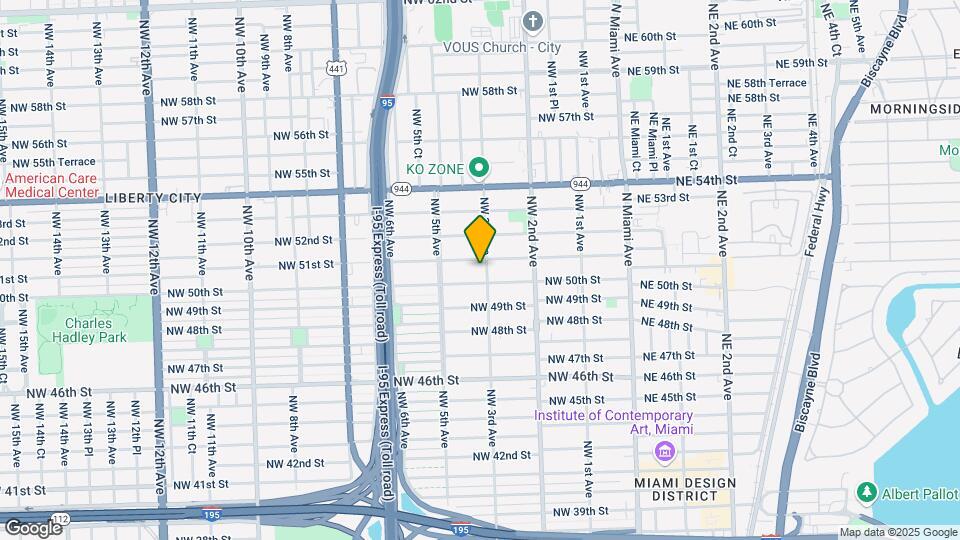 5028 NW 3rd Ave Map and Location Details