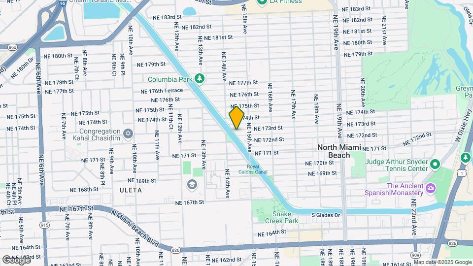 1400 NE 173rd St Map and Location Details