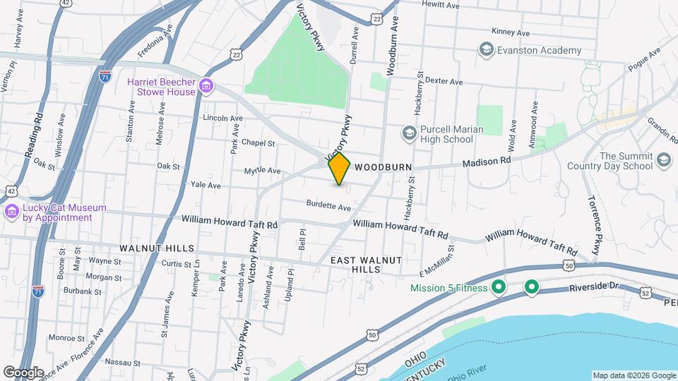 1375 Myrtle Ave Map and Location Details