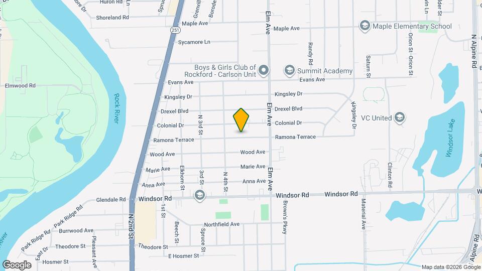 948 Ramona Terrace Map and Location Details