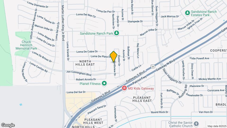 10937 Northview Dr Map and Location Details